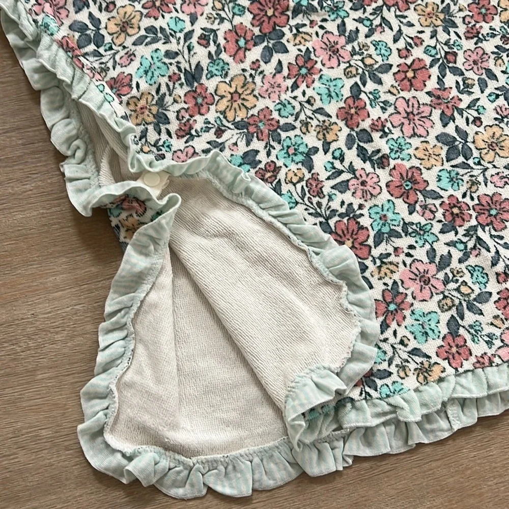 Tommy Bahama Baby Girl Floral Hooded Towel Coverup 18 months